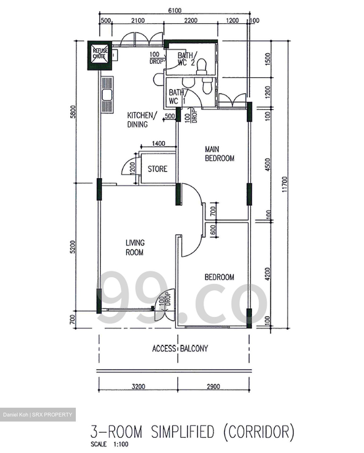 Blk 263 Yishun Street 22 (Yishun), HDB 3 Rooms #613904571